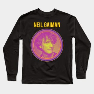 Retro Gaiman Long Sleeve T-Shirt